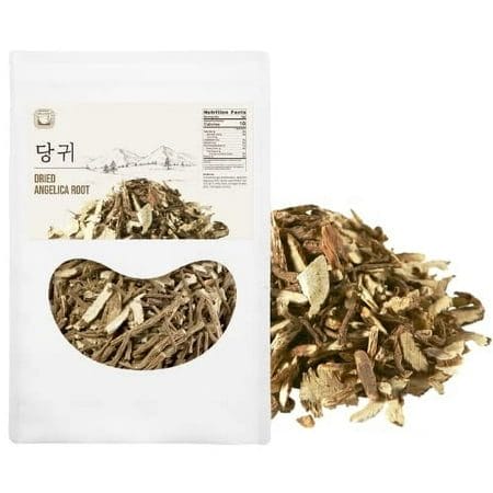 Adderenity Dried Angelica Root 2oz (57g) Dong Quai Dried Cut Root Good Flavor Tea 100% Natural Angelica Sinensis Herbal Tea ç•¶æ¸ ë‹¹ê·€