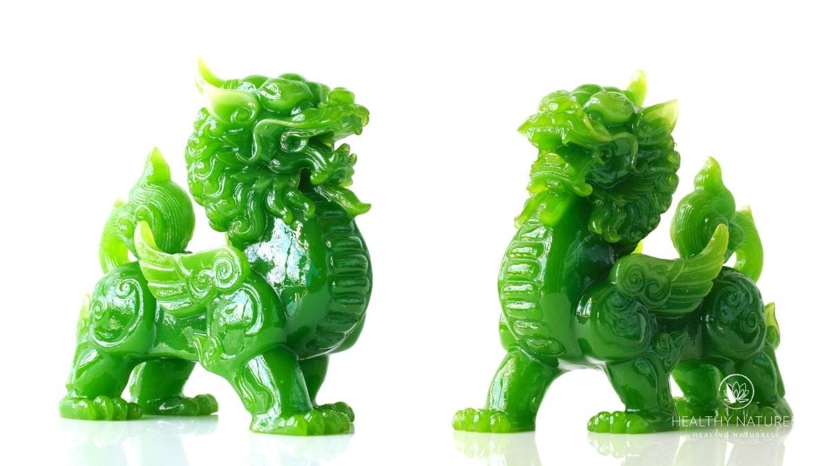 jade - green crystals