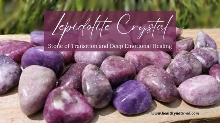 lepidolite crystals