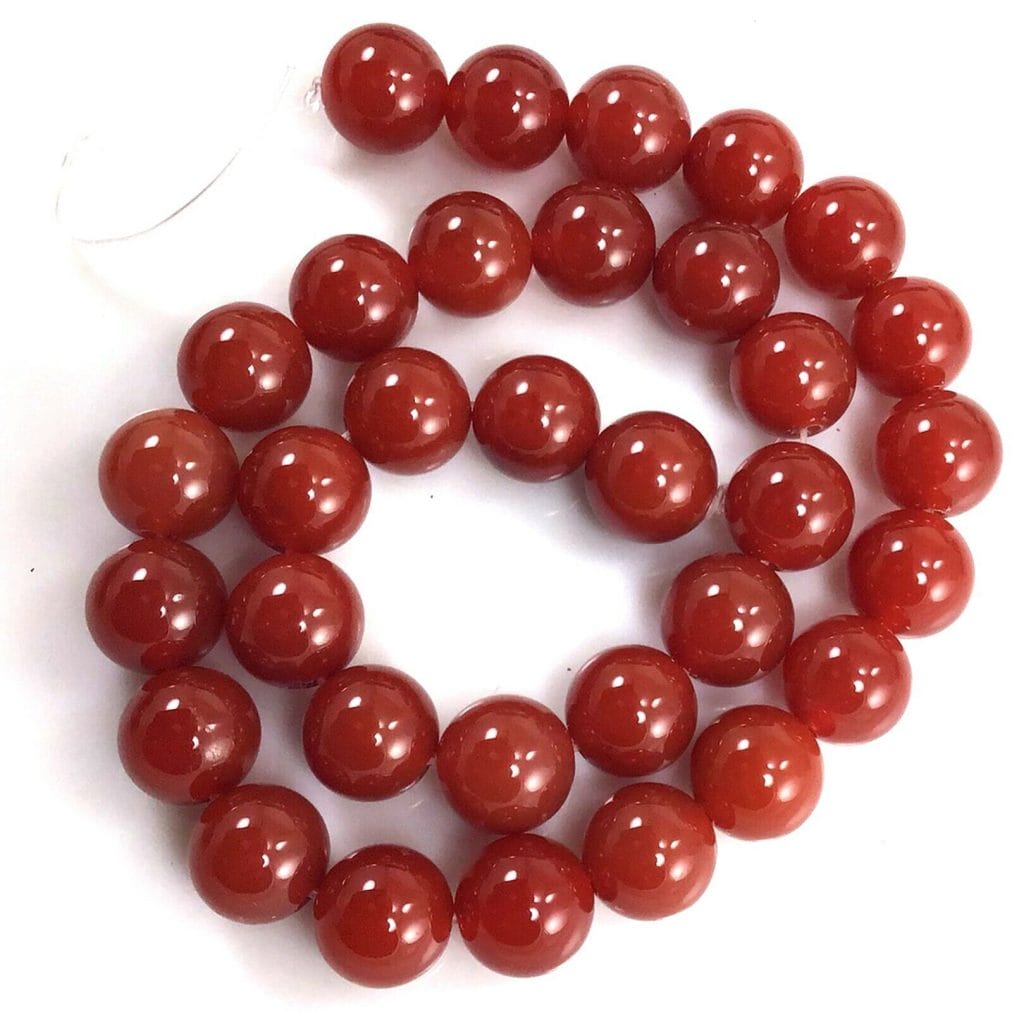 Natural Red Carnelian Spacer Round Bead 15" 3mm 4mm 6mm 8mm 10mm 12mm Wholesale