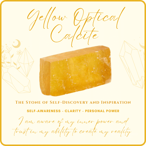yellow optical calcite