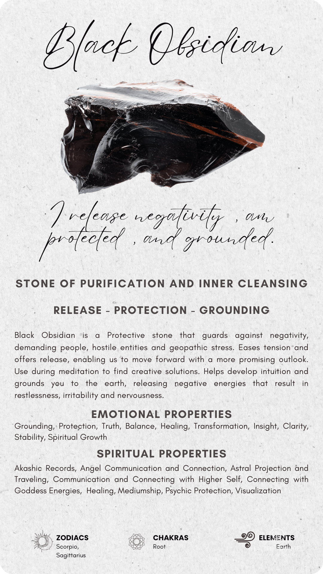 Black Obsidian card