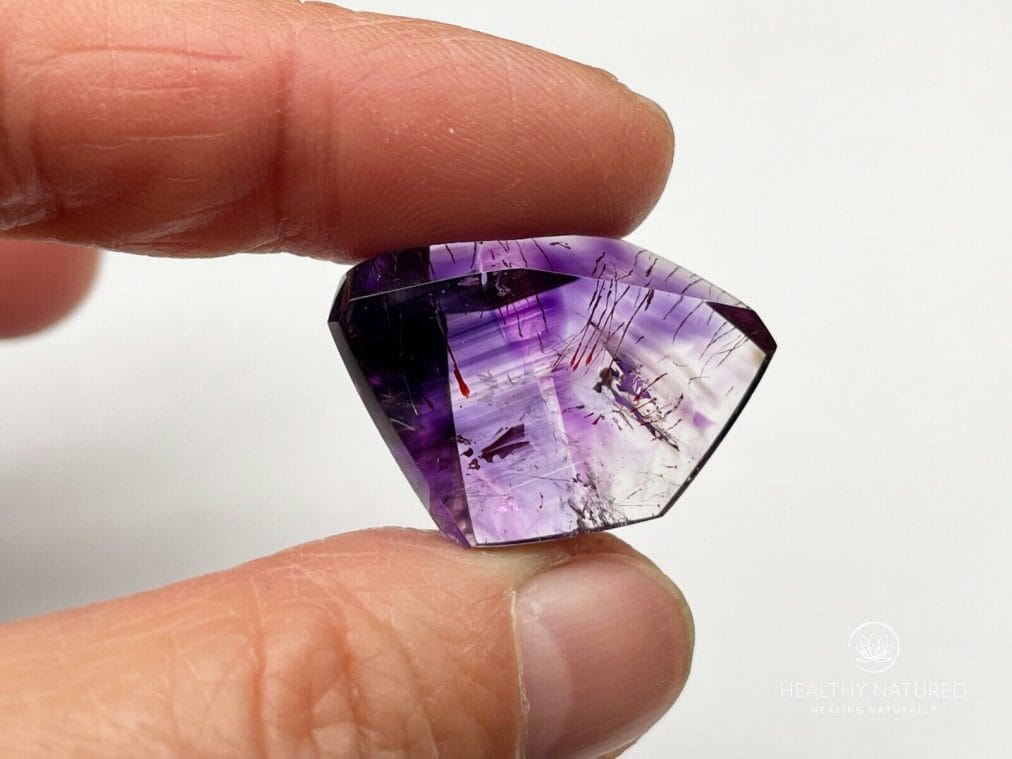 Amethyst Rutilated Super seven Crystal Quarz Jewelry Healing crystal D101026