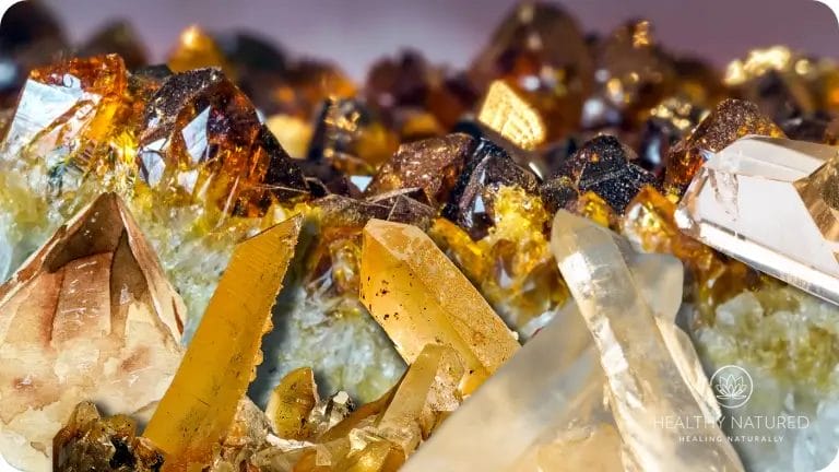 Citrine crystal colors