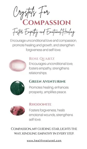 Healthy Natured Crystal Combinations - Emotional