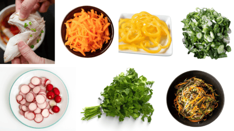 arrange salad
