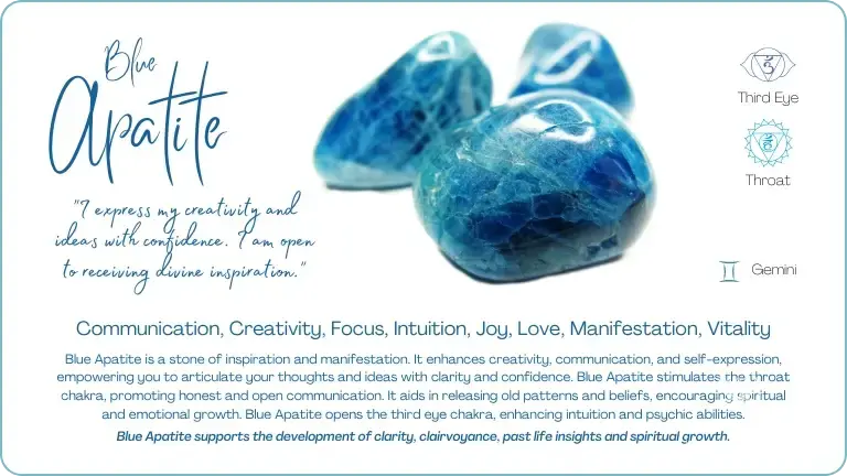 blue apatite