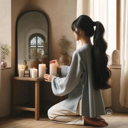 soft, dim lighting for aura reading