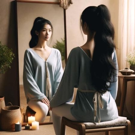 viewing in the mirror