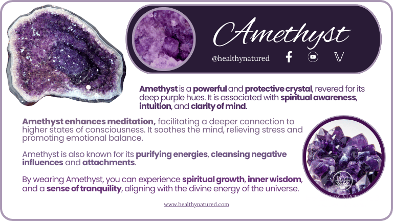 Amethyst Crystals for protection