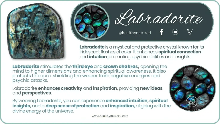 Labradorite crystals for protection