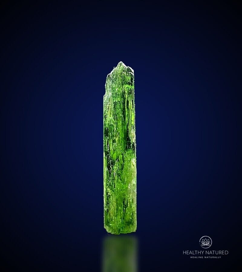 Shinning Green Tourmaline Crystal, Terminated Tourmaline Crystal From Afghanista