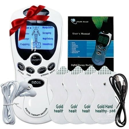 Unit Muscle Stimulator with Continuous Stimulation Massager with Digital Dispaly Muscles Pain Relief Gifts for Back and Shoulder Pain Relief and Muscle Strength