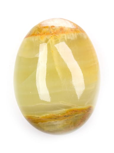 Green Calcite Palm Stone - 213-VIC-93