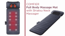 COMFIER Full Body Massage Mat with Shiatsu Neck Massage Pillow