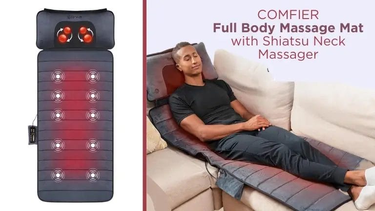 COMFIER Full Body Massage Mat with Shiatsu Neck Massager CF-3603U