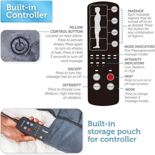 Comfier Massage Mat Remote Control