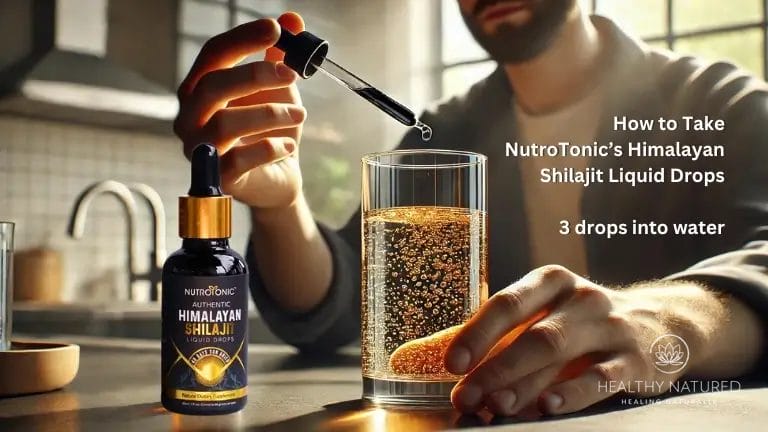How to Take NutroTonic’s Himalayan Shilajit Liquid Drops