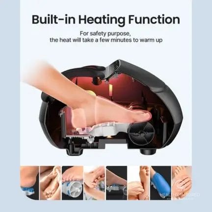 RENPHO Foot Massager Machine built in heat