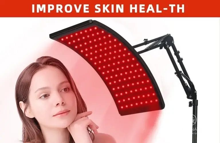 Red light therapy for the face