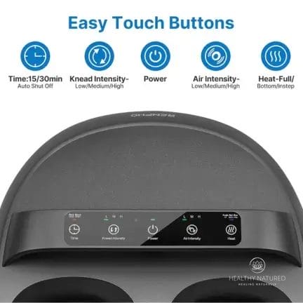 Shiatsu Foot Massager Easy Touch Buttons