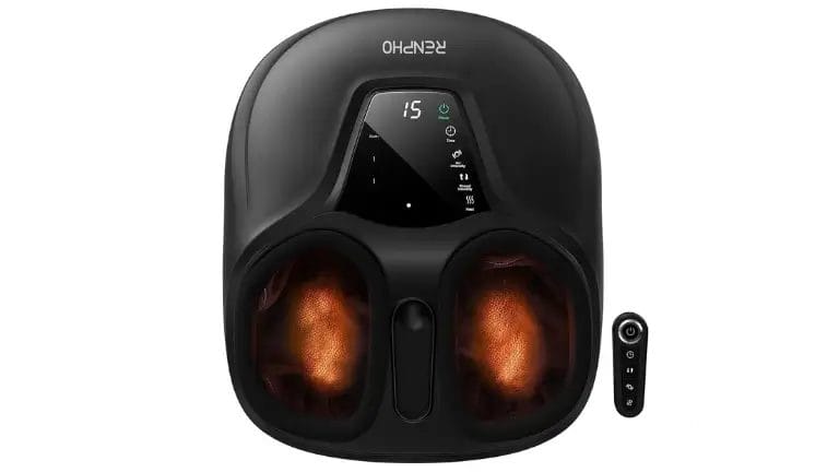 Shiatsu Foot Massager with Heat for Circulation and Pain Relief