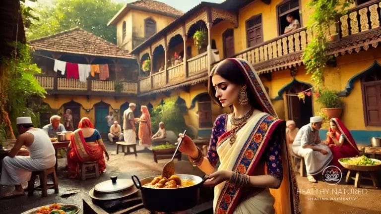 Cooking chicken dhansak