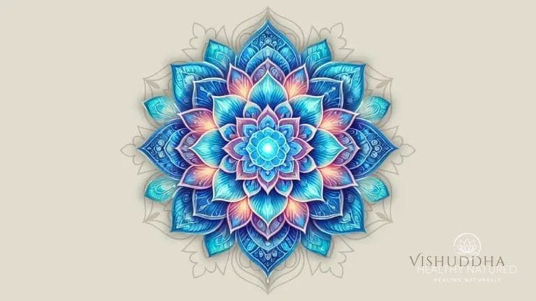 Vishuddha chakra colors meditation