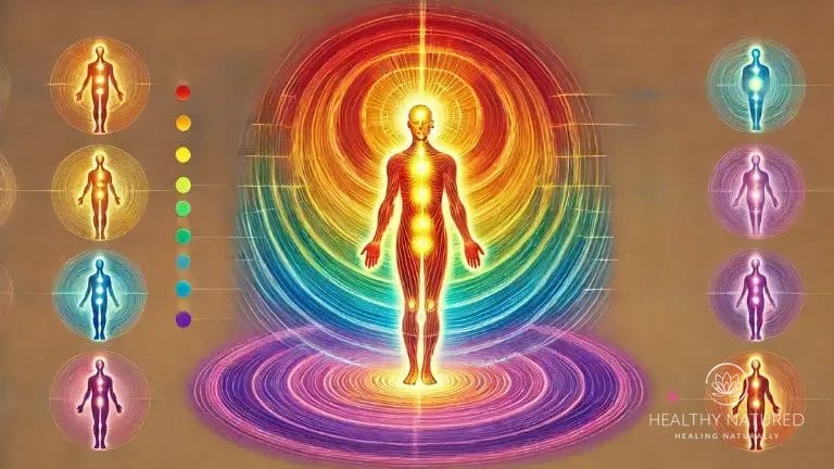 Colors align with chakras and aura layers