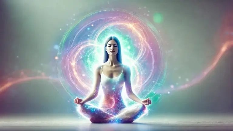 Heal the aura with color visualization
