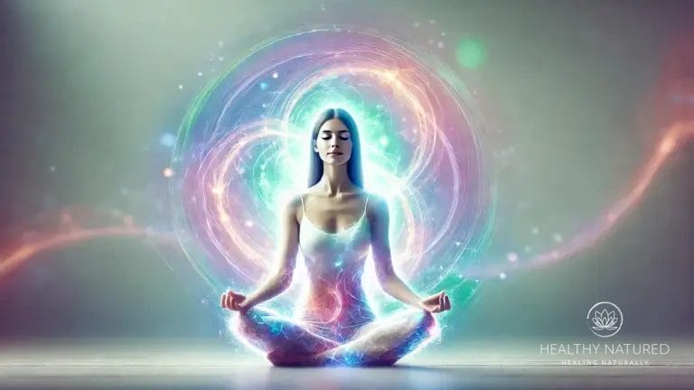 Heal the aura with color visualization