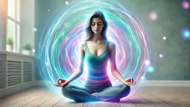 Heal the aura with meditation
