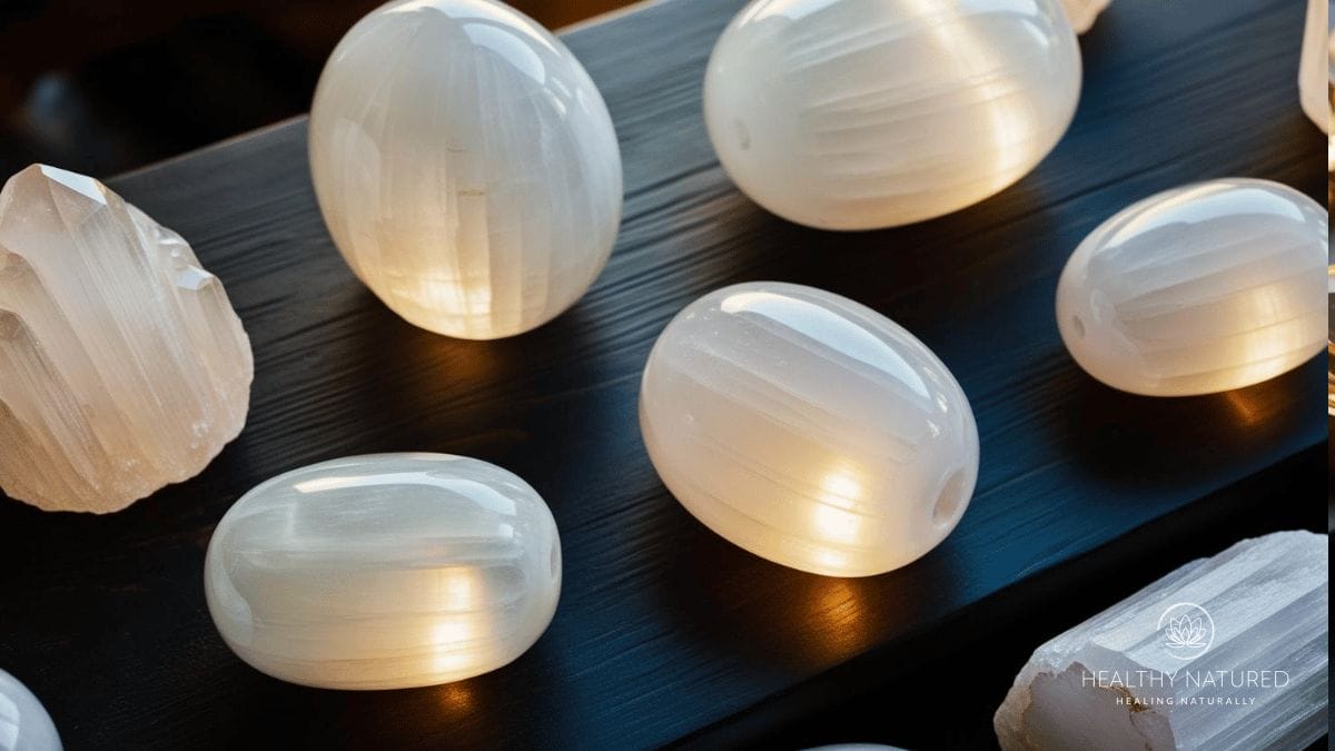 selenite crystals for new moon energy