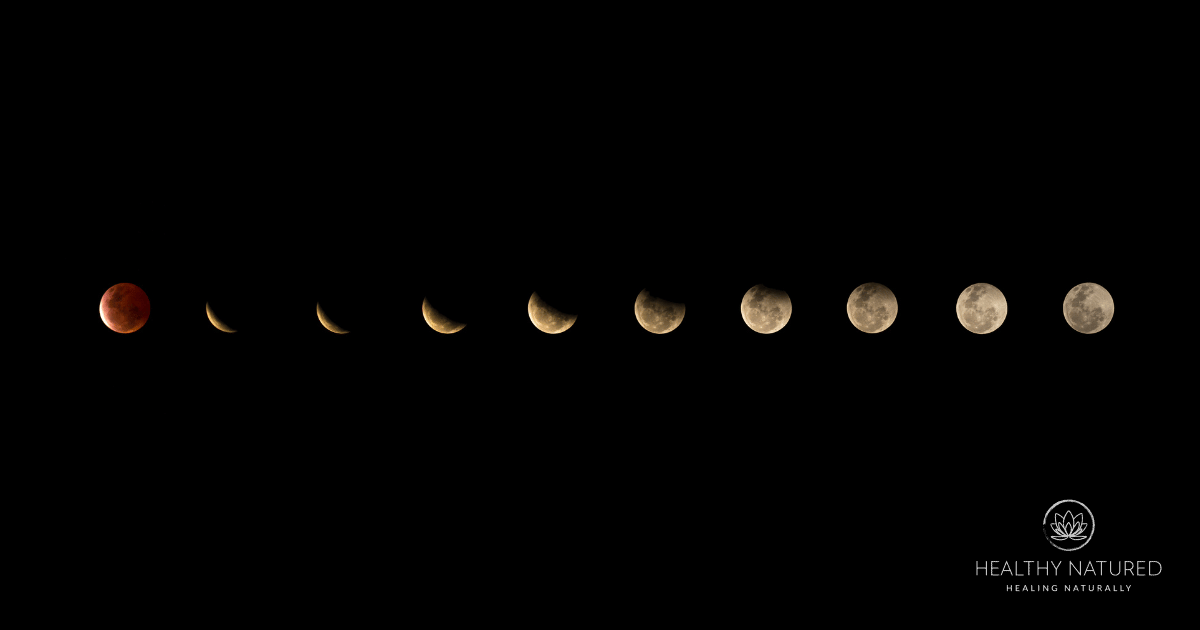 waxing new moon to full moon