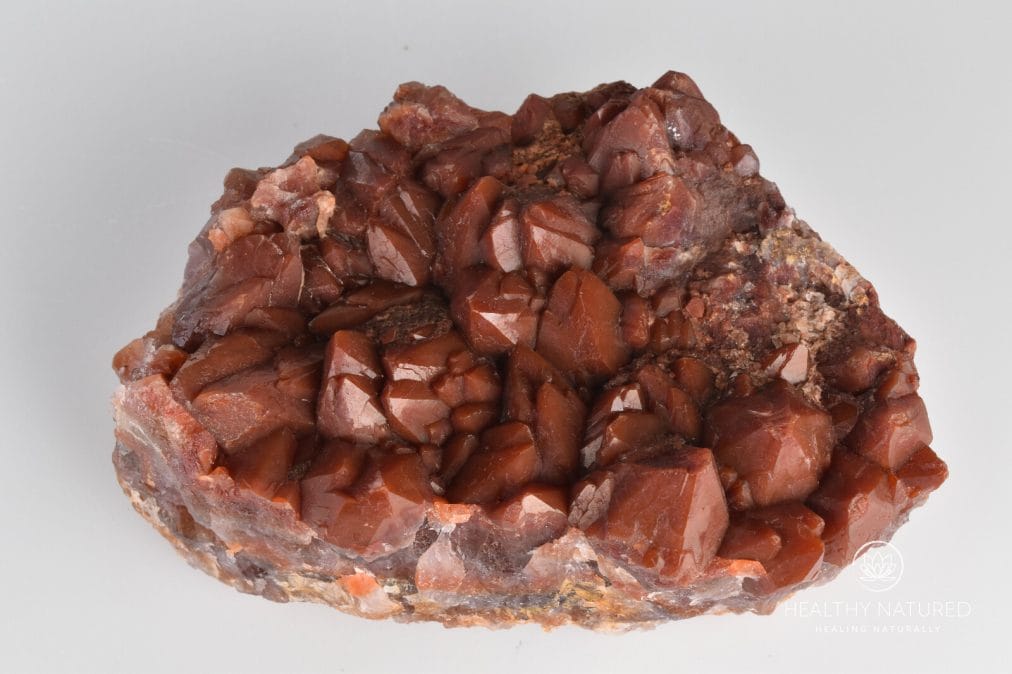 Red Quartz with Hematite inclusions from Morocco 11.8 cm # 21217