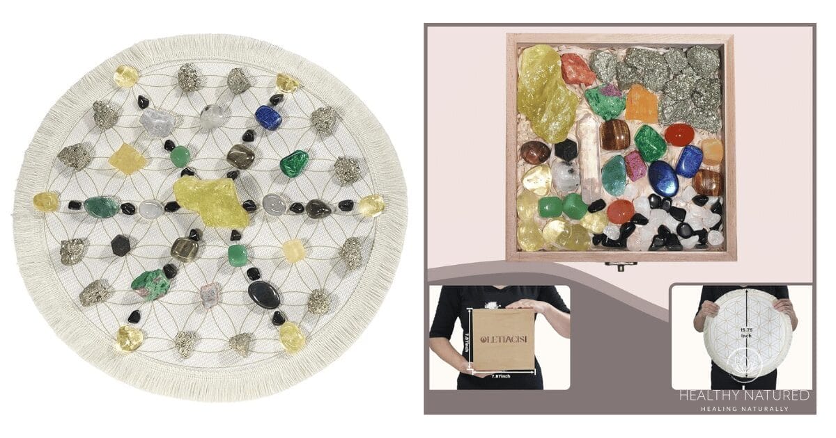 Oletiacisi Crystals, Healing Crystals Set