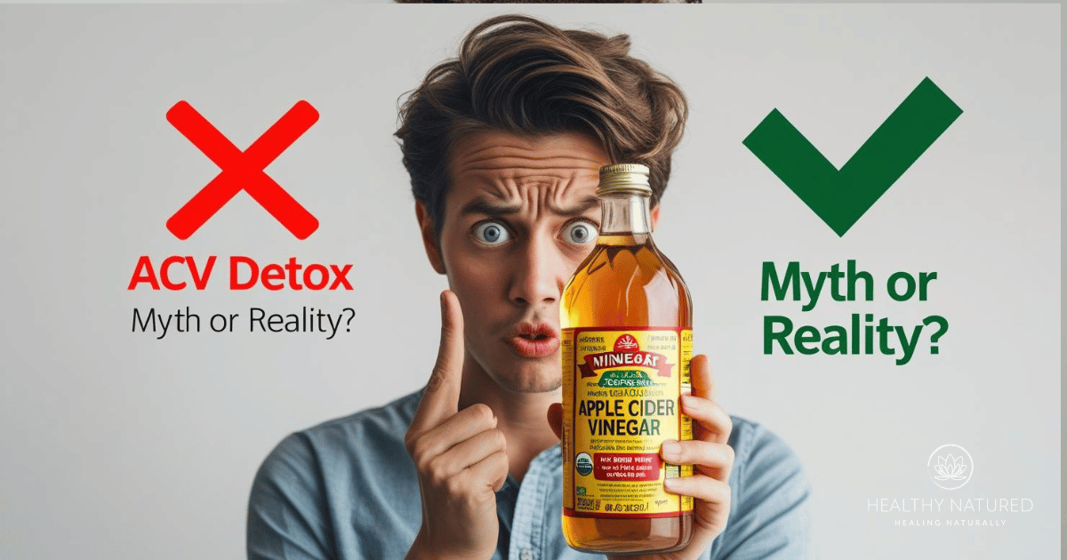 acv detox - confused person asking whether acv detox for weight loss is myth or reality.