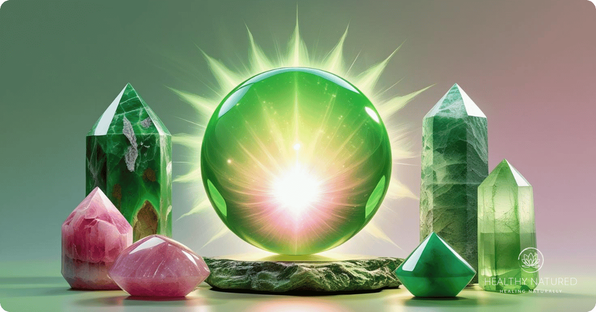 anahata the heart chakra crystals