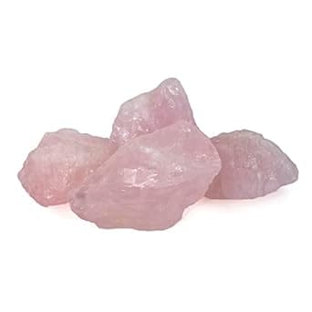 Crystu Natural Rose Quartz Rough Raw Stone 250 Grams Rose Quartz Raw Stones