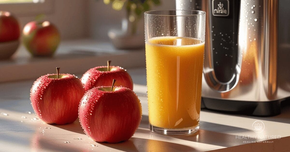 fresh apple juice