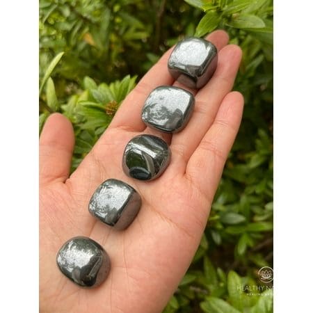 Hematite Tumbled Stones 0.75 -1.25 Tumbled Hematite