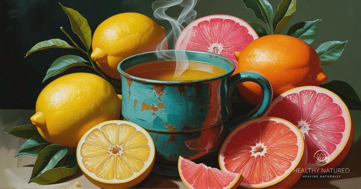 lemon and grapefruit detox tea
