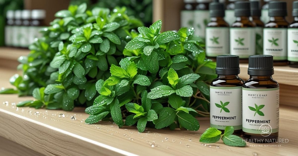 peppermint tea essential oil