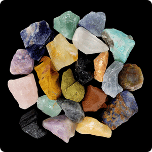 raw form crystals