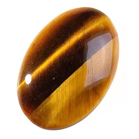 Tejvij And Sons 6.25 Ratti Natural Tiger Eye GLI Certified chitee Stone