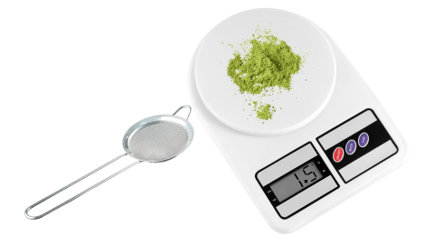 weigh and sieve