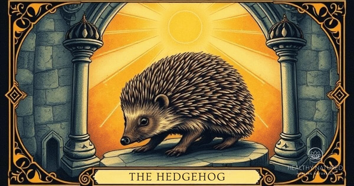 As a spirit animal, the hedgehog symbolizes self-protection, intuition, nurturing, wisdom, resourcefulness, and finding joy in life's simple pleasures.