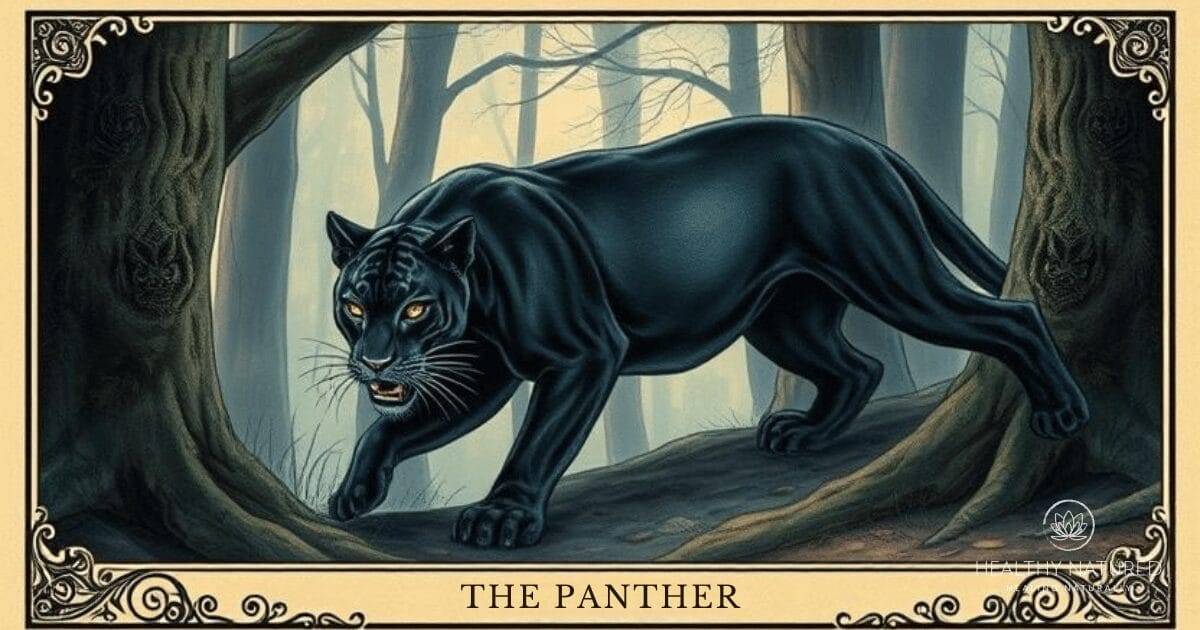 The panther spirit animal symbolizes power, courage, fearlessness, and the ability to embrace darkness and the unknown. It represents intuition, transformation, and guardianship, encouraging you to understand your shadow self and to trust your inner wisdom.