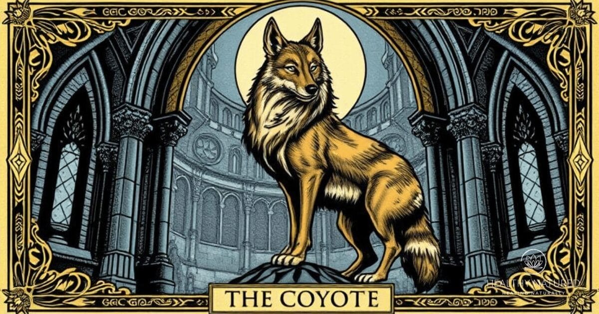 The Coyote spirit animal symbolizes survival, adaptability, resourcefulness, and cleverness, often associated with a joyful, cunning approach to life and the ability to make the most of changing circumstances.