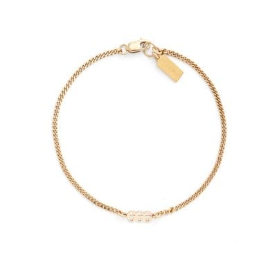 Set & Stones Angel Number 666 Bracelet in Gold